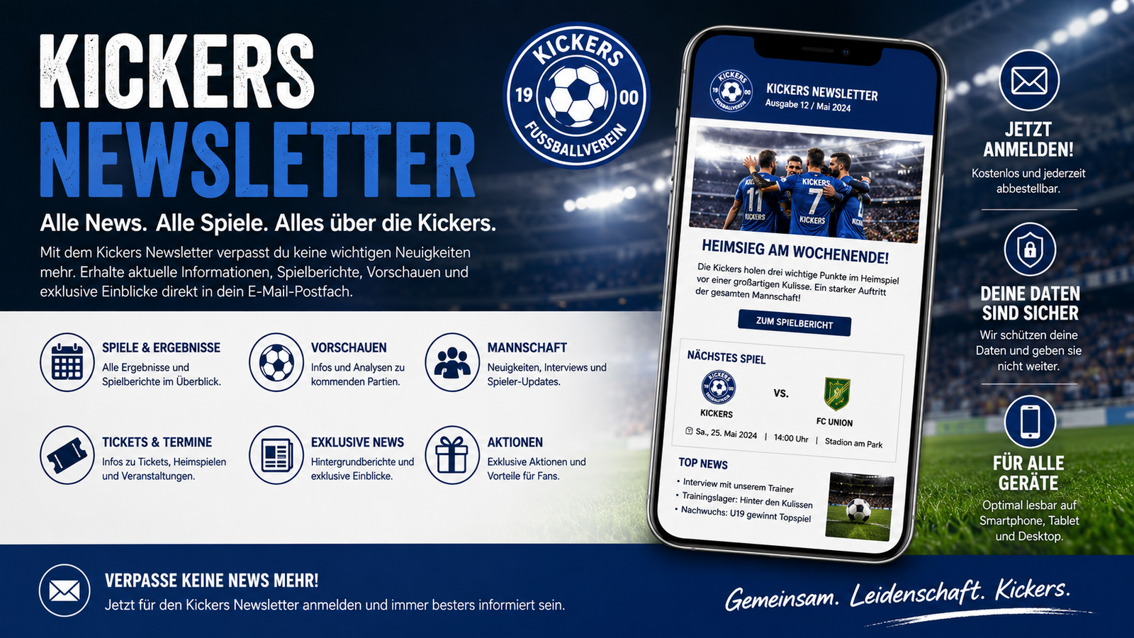 Kickers Newsletter